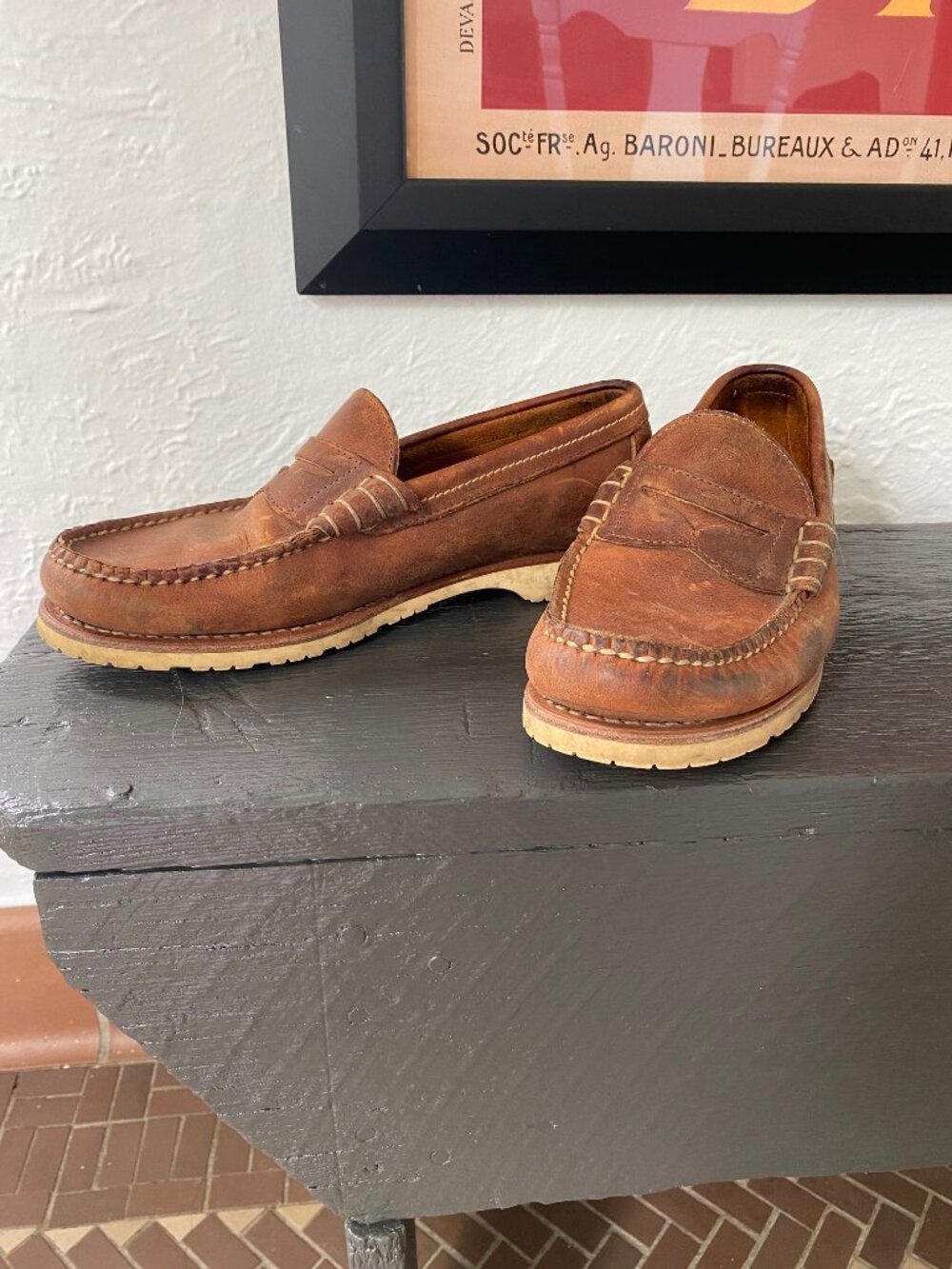 Red Wing Leather Penny Loafers size 8